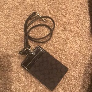 Coach luggage tag
